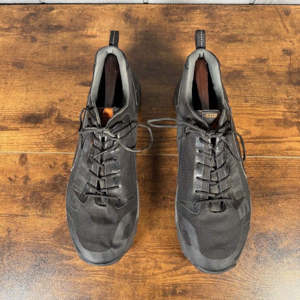 5.11 Recon Trainer Shoes Mens 12 Black Tactical Athletic Training Sneakers - Picture 3 of 10